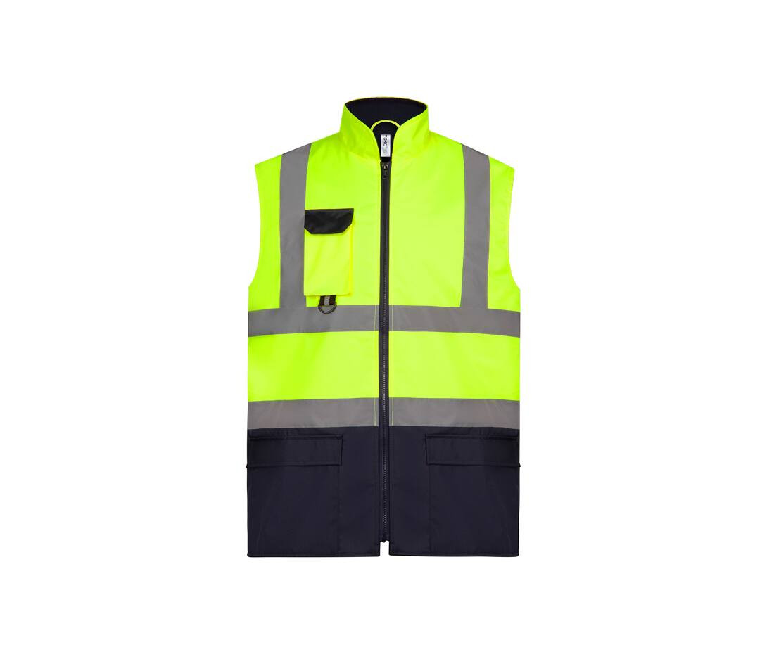 Bodywarmer rembourré haute visibilité Yoko YHV005 Bodywarmer rembourré haute visibilité Yoko YHV005