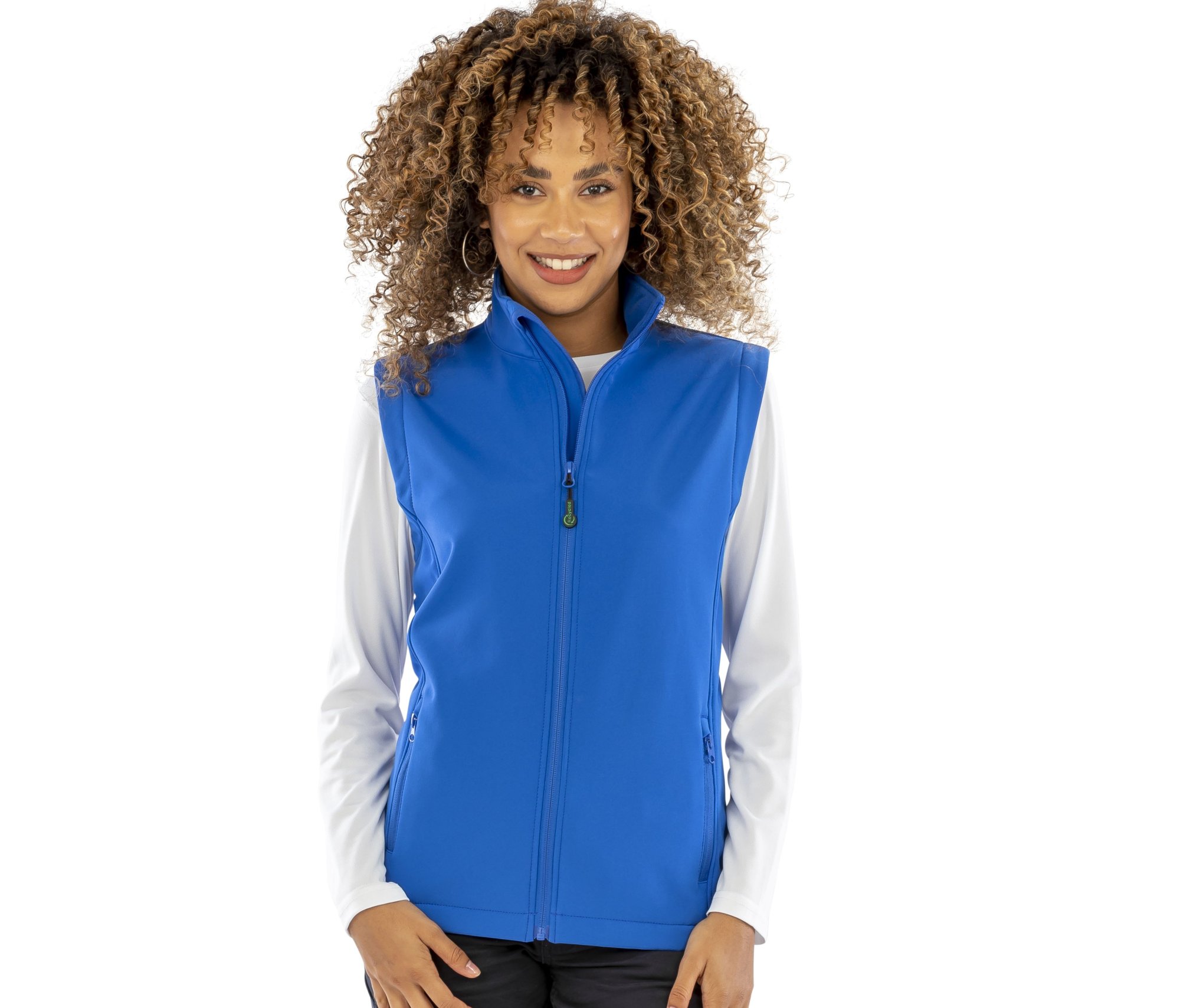 Bodywarmer Softshell femme en polyester recyclé Result Womens Recycled 2-Layer Printable Bodywarmer Softshell femme en polyester recyclé Result Womens Recycled 2-Layer Printable