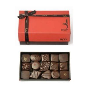 Boîte 140 g – 15 chocolats noirs et au lait – Roy Paris