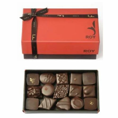 Boîte 140 g - 15 Chocolats Noirs et Laits Boîte 140 g - 15 Chocolats Noirs et Laits