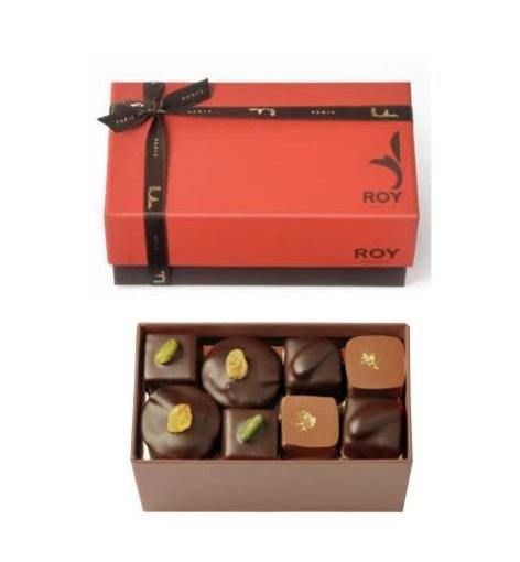 Boîte 250 g – 25 chocolats noirs et au lait – Roy Paris Boîte 250 g – 25 chocolats noirs et au lait – Roy Paris