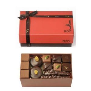 Boîte 400 g – 42 chocolats noirs et au lait – Roy Paris