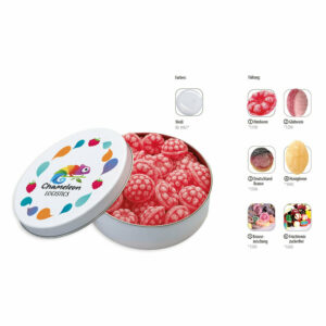 Boîte à bonbons, blanc 120 g