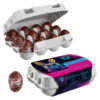 Boîte en carton de 12 œufs de Pâques (réf. 110792123)