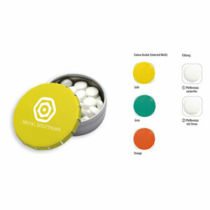 Boîte Klick Ø 45mm Duo Color, jaune / blanc 12 g