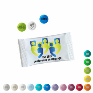 Bonbons en chocolat M&M’S® personnalisés en sachet PAPIER de 7 g
