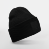 Bonnet à large revers avec patch ton sur ton Beechfield B336R