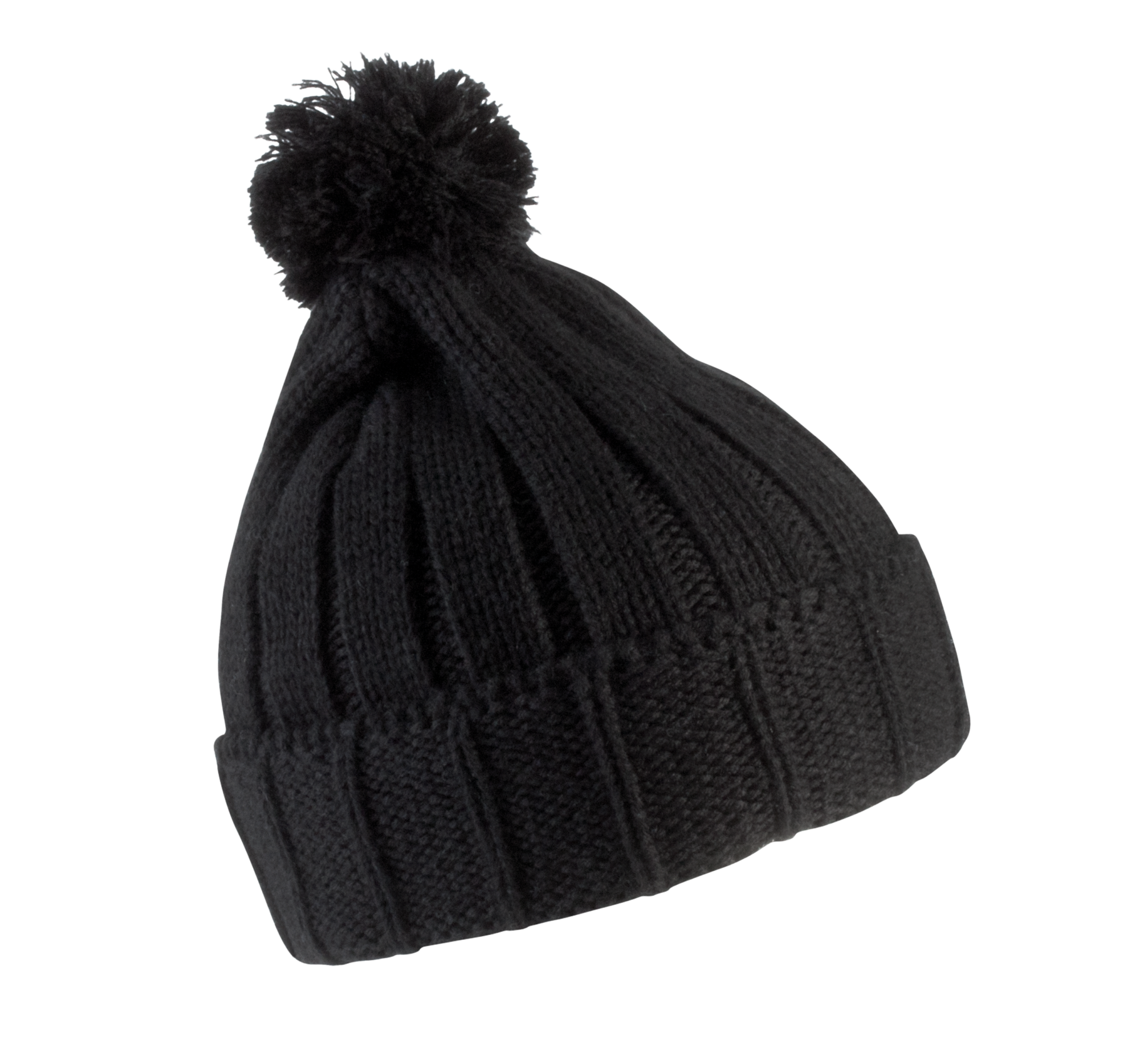 Bonnet à pompon avec revers K-up KP519 Bonnet à pompon avec revers K-up KP519