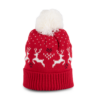 Bonnet de Noël motifs rennes K-up KP512