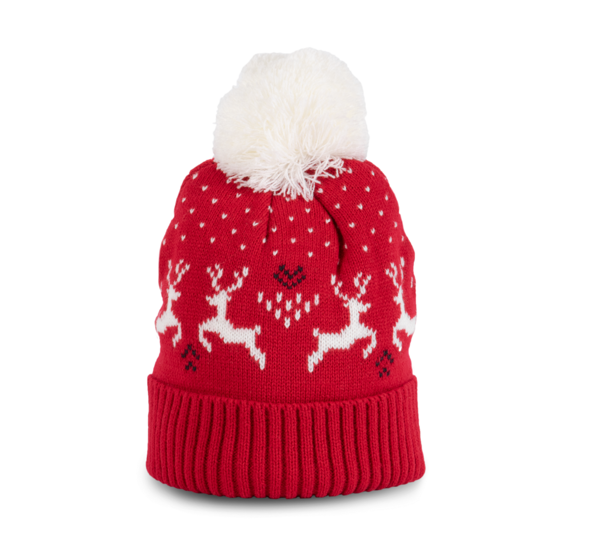 Bonnet de Noël motifs rennes K-up KP512 Bonnet de Noël motifs rennes K-up KP512