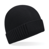 Bonnet en coton biologique avec patch technique Beechfield B438N