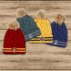Bonnet Tricot Harry Potter Maison Poudlard à Pompon
