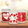 Bougie en Verre Romantique