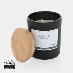 Bougie parfumée avec couvercle en bambou Ukiyo
