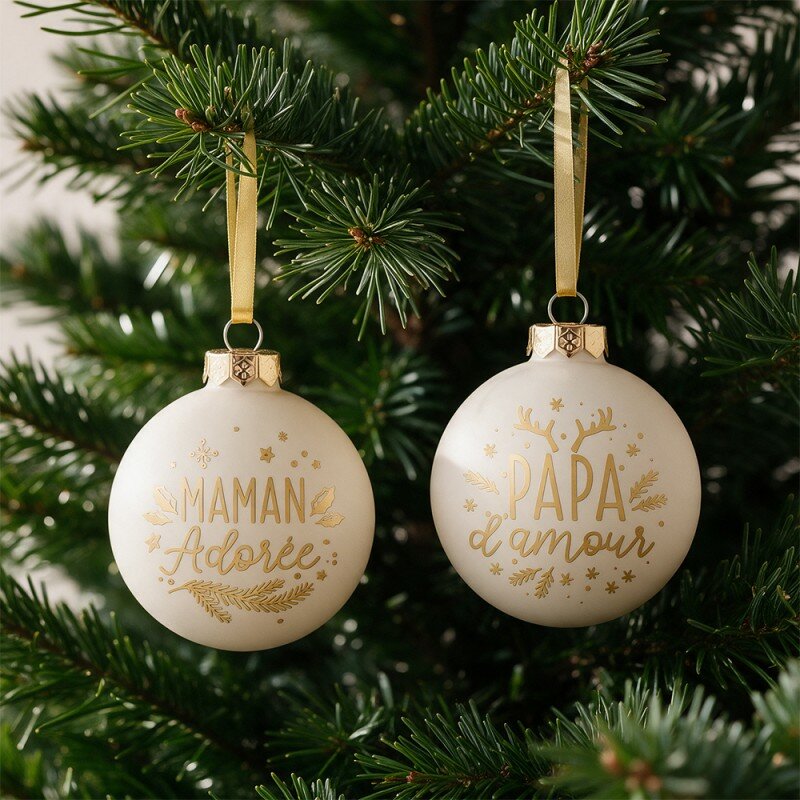 Boule de Noël Affective Ma Famille Formidable Boule de Noël Affective Ma Famille Formidable