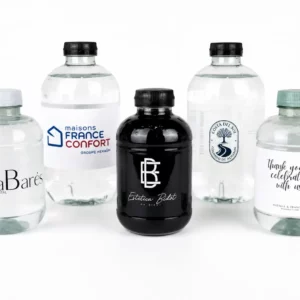 Bouteille d'eau personnalisée en PET recyclé