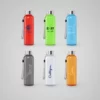 Bouteille en plastique colorée 500ml bouchon en acier GIZMO.
