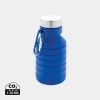 Bouteille en silicone pliable étanche avec couvercle