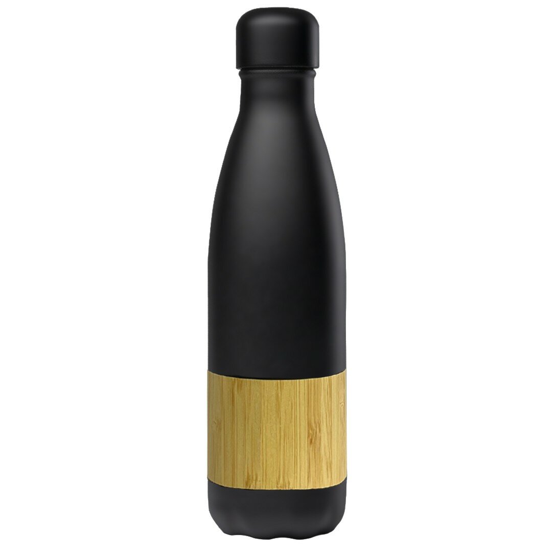 Bouteille isotherme acier inoxydable RCS Finition bambou Environnement & Nature Bouteille isotherme acier inoxydable RCS Finition bambou Environnement & Nature