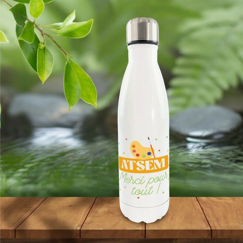 Bouteille Isotherme ATSEM Merci pour Tout