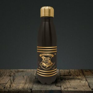 Bouteille Métallique Harry Potter Poudlard Noir & Doré