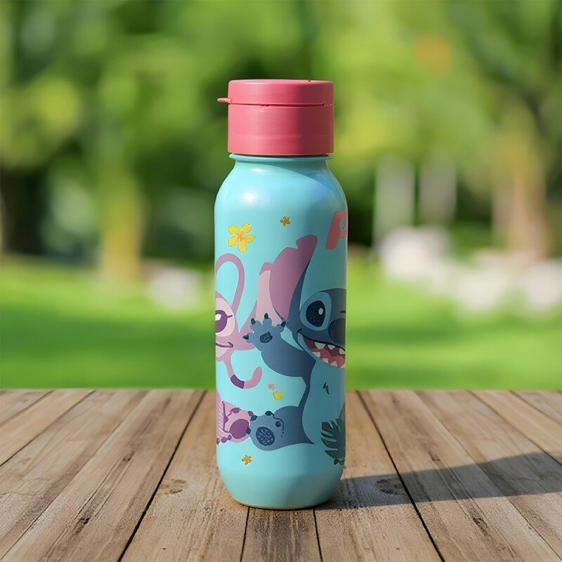 Bouteille Stitch & Angel Disney Tropicale avec Bouchon à Clapet Bouteille Stitch & Angel Disney Tropicale avec Bouchon à Clapet