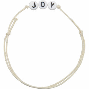 Bracelet alphabet acrylique