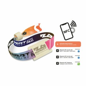 Bracelet avec puce NFC