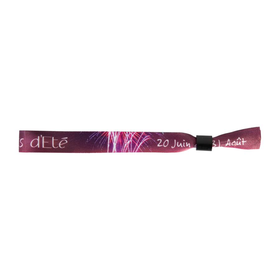 Bracelet ruban polyest sur cde Bracelet ruban polyest sur cde