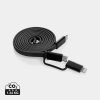 Câble magnétique 60W 2 en 1 Arc en PET RCS