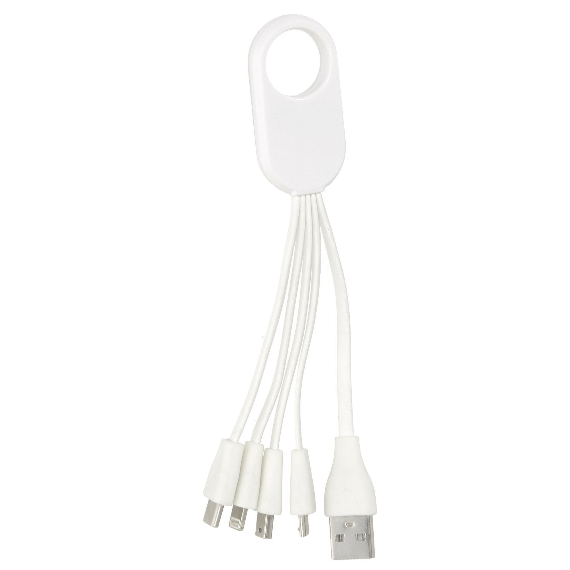Câble USB 4 en 1 en paille de blé (réf. CBUSB12) Câble USB 4 en 1 en paille de blé (réf. CBUSB12)