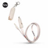 Câble USB 4 en 1 en paille de blé (réf. CBUSB21)