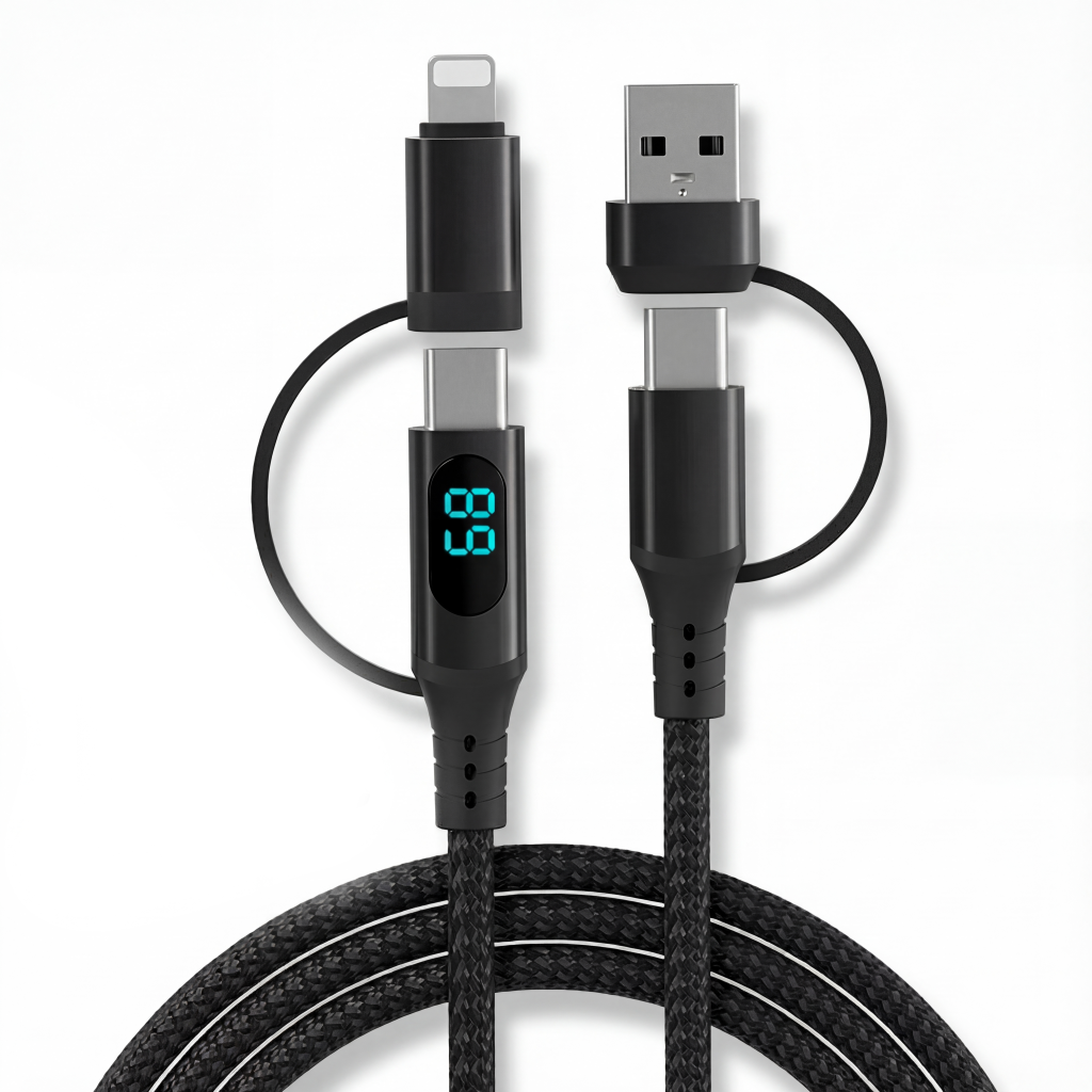 Câble USB 4 en 1 led Blaupunkt Câble USB 4 en 1 led Blaupunkt