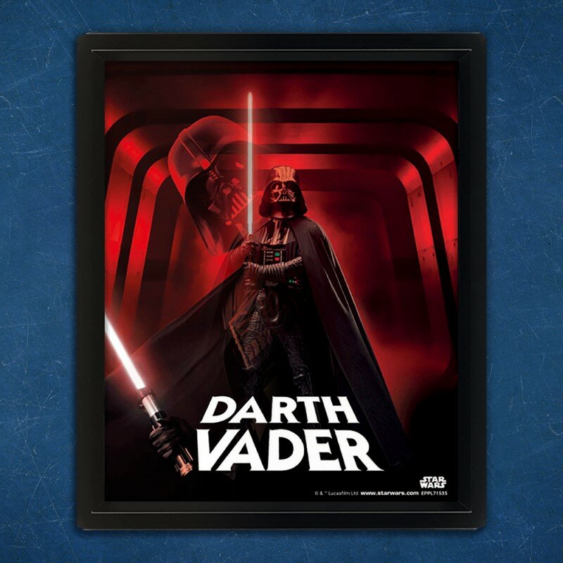 Cadre Dark Vador Star Wars Effet Animé 3D Cadre Dark Vador Star Wars Effet Animé 3D