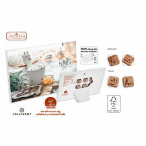 Calendrier de l'Avent à poser impression personnalisée, 60 g