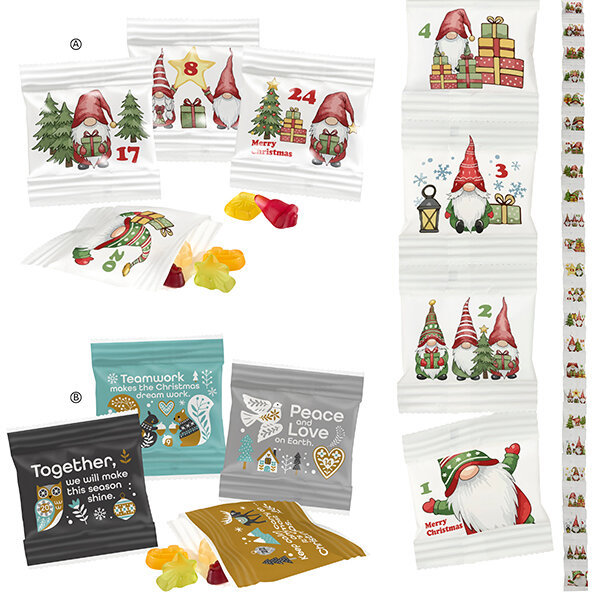 Calendrier de l’Avent Guirlande avec motifs standards Calendrier de l’Avent Guirlande avec motifs standards