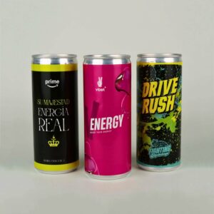 Canette boisson énergétique personnalisée 25cl