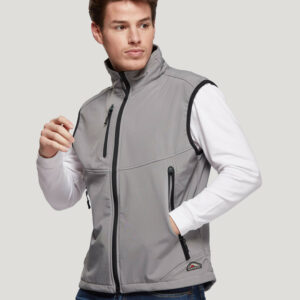 Bodywarmer softshell homme 3 couches Carbone – vue 2