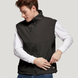Bodywarmer softshell homme 3 couches Carbone – vue 3