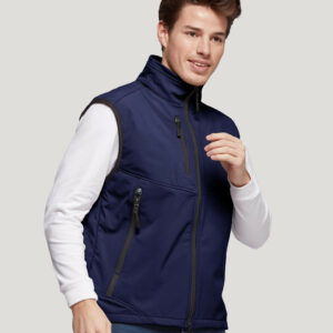 Bodywarmer softshell homme 3 couches Carbone – vue 4