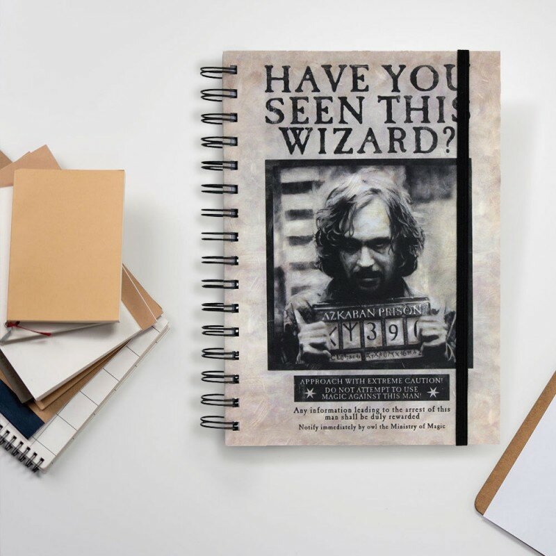 Carnet à Spirales Harry Potter Wanted Carnet à Spirales Harry Potter Wanted