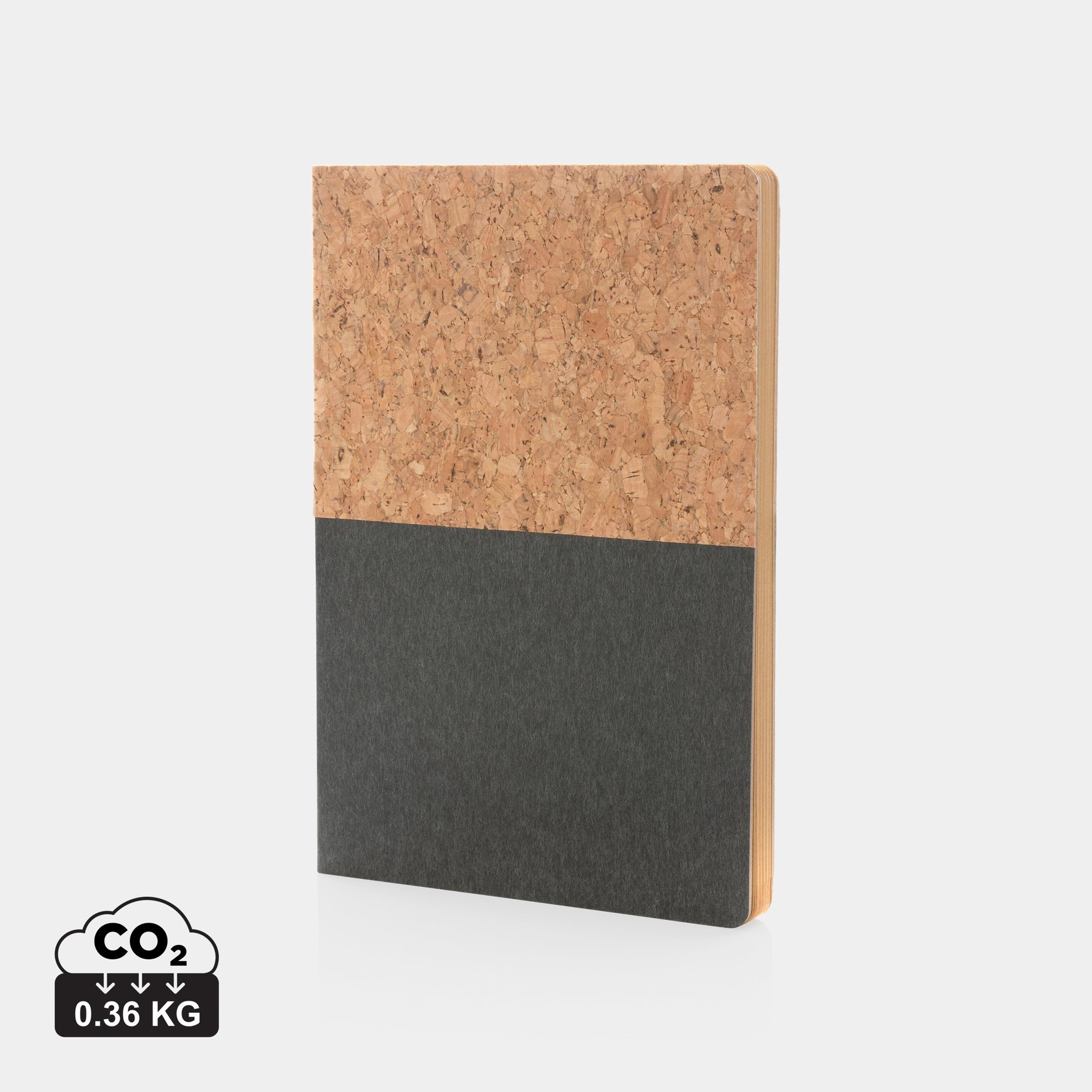 Carnet A5 à couverture en kraft et en liège Carnet A5 à couverture en kraft et en liège