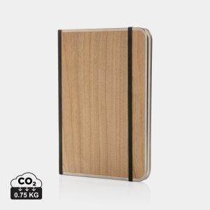 Carnet A5 couverture imprimé bois Treeline