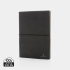 Carnet de notes A5 en cuir recyclé GRS