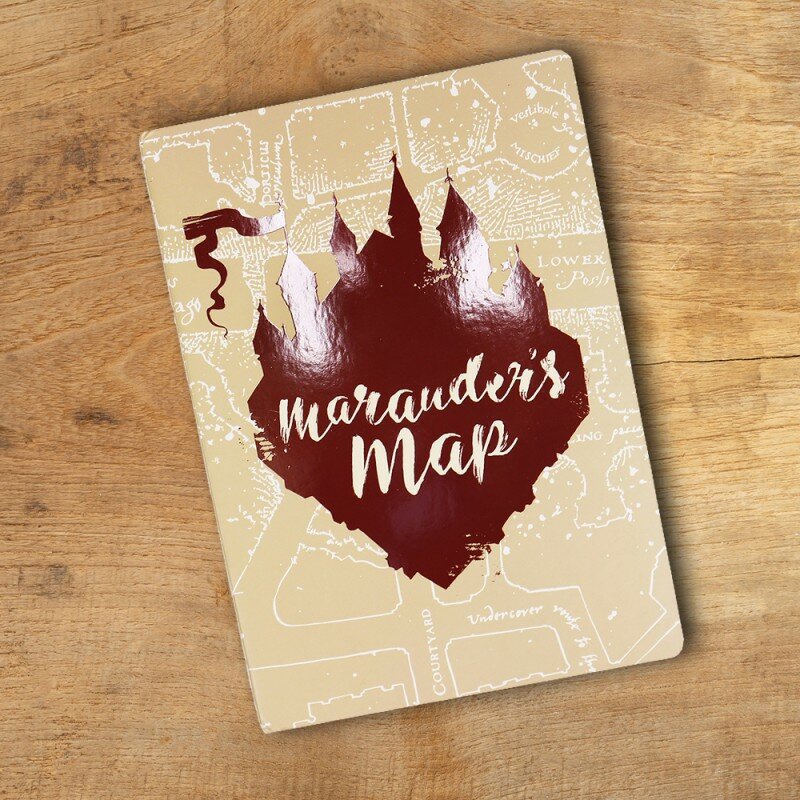 Carnet de Notes Flex Harry Potter Carte du Maraudeur Carnet de Notes Flex Harry Potter Carte du Maraudeur