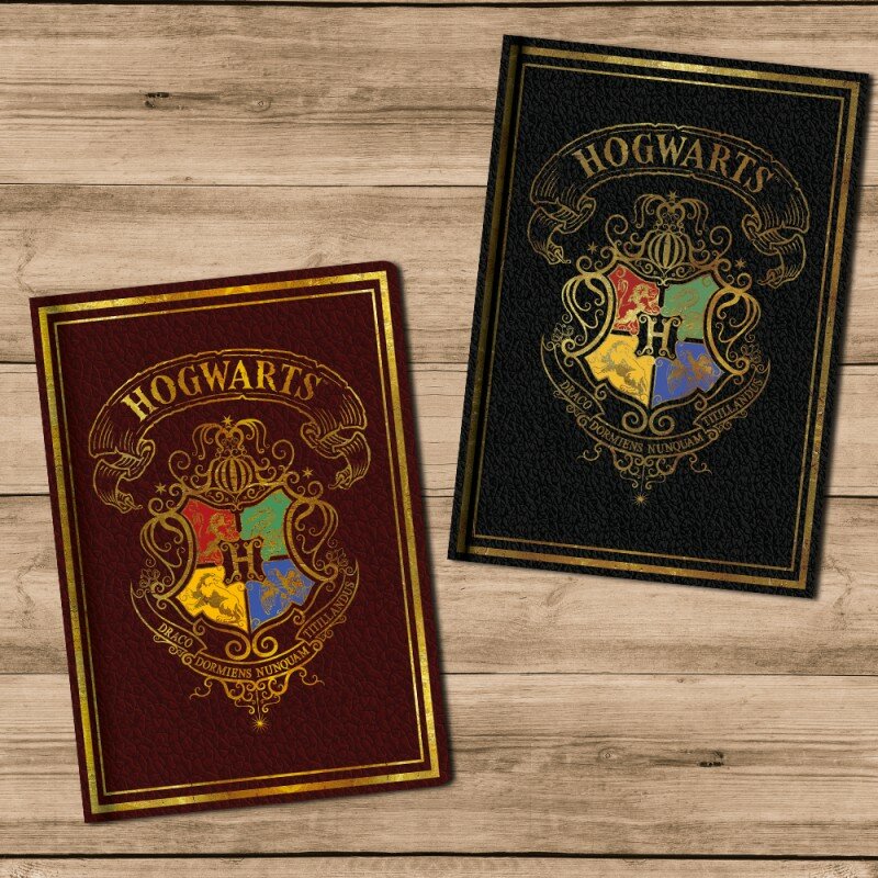 Carnet de Notes Harry Potter Blason Poudlard Coloré Carnet de Notes Harry Potter Blason Poudlard Coloré