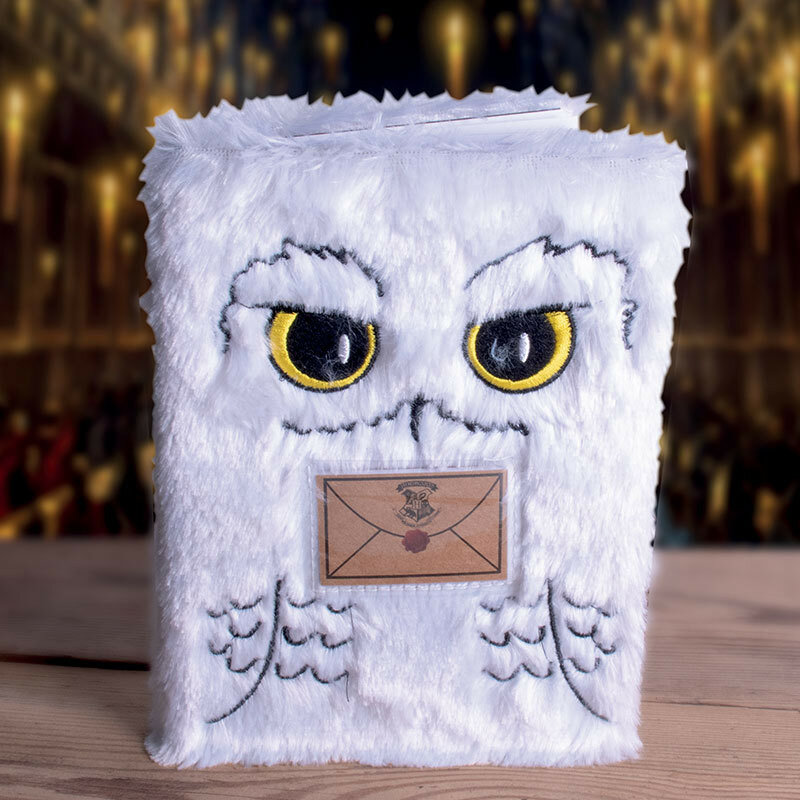 Carnet de Notes Harry Potter Chouette Hedwige Fourrure Carnet de Notes Harry Potter Chouette Hedwige Fourrure