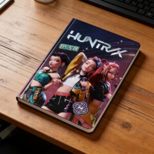 Carnet de Notes KPop Demon Hunters A5 - Huntrix - Rumi, Mira & Zoey