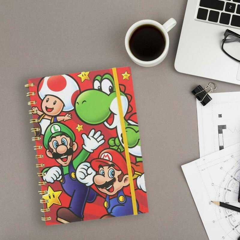 Carnet de Notes Super Mario Nintendo A5 Carnet de Notes Super Mario Nintendo A5