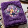 Carnet Fourrure Violette KPop Demon Hunters Huntrix - Rumi, Mira & Zoey